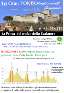 1^ Gran Fondo Borghi e Castelli Lunigianesi SOLIERA (MS) @ Soliera | Toscana | Italia